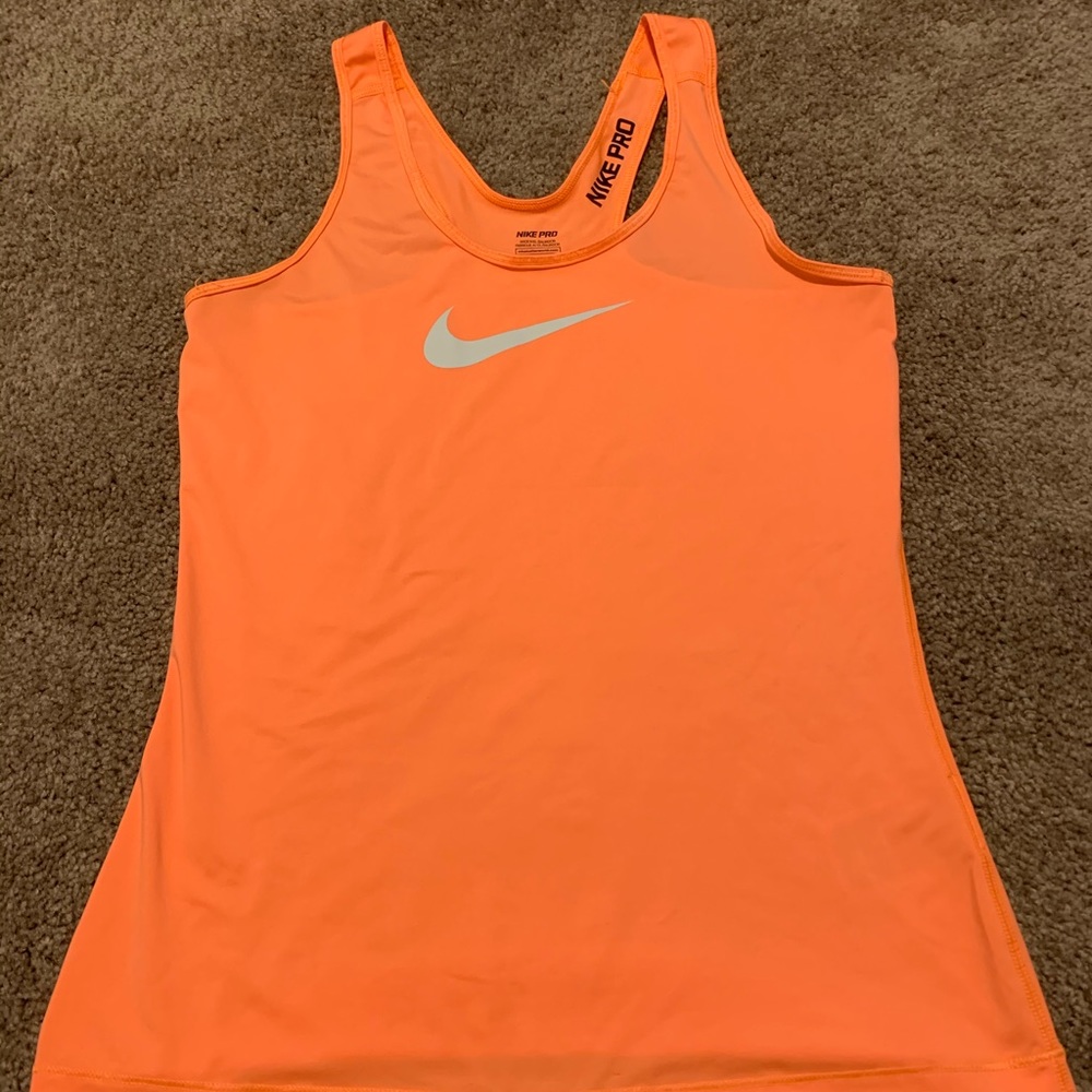 Nike Pro racer back tank top